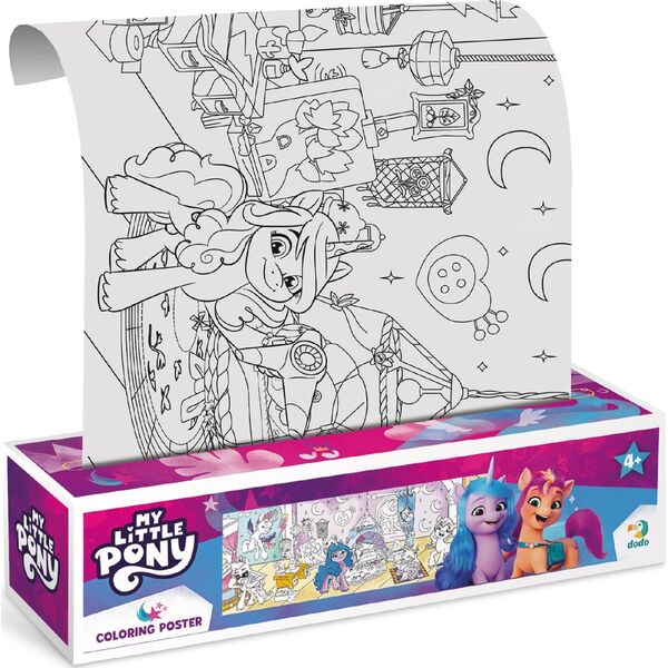 Dodo Zestaw Do Malowania Kolorowanka W Rolce Kucyki Konie My Little Pony