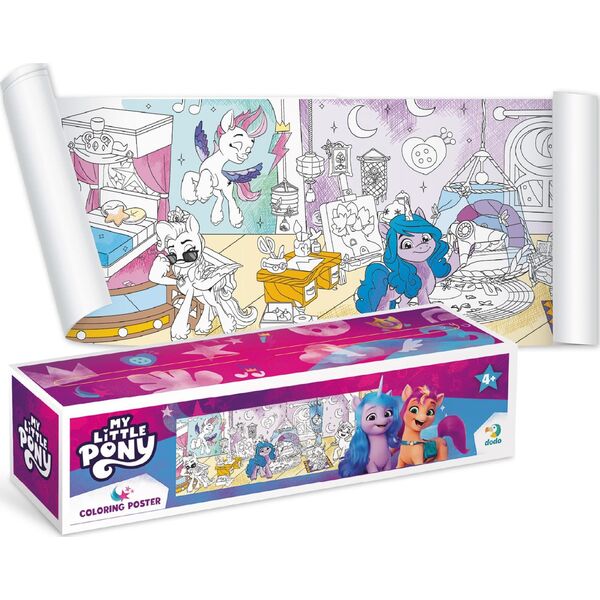 Dodo Zestaw Do Malowania Kolorowanka W Rolce Kucyki Konie My Little Pony