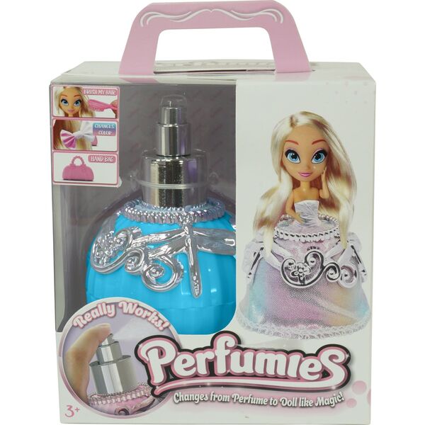 Tm Toys TM Toys Laleczka Perfumies Cherrie Blossom Laleczka we flakonie Niebieska