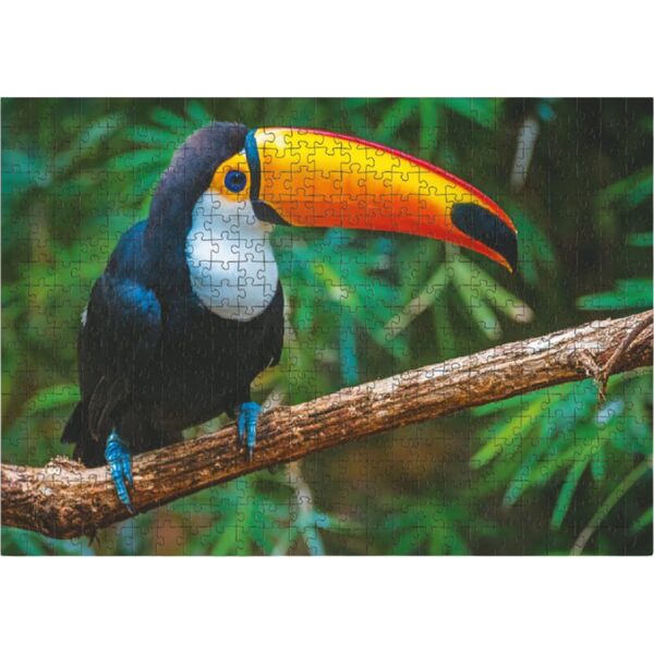 Dodo Puzzle "Tukan" 500 Elementów Układanka Kolorowa Zestaw Dla Dzieci Dorosłych