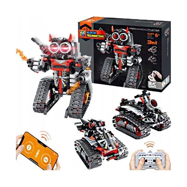 Cobi Klocki techniczne RC 3w1Robot/Auto czerw.05567