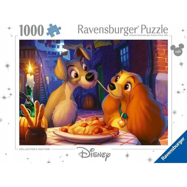 Ravensburger Puzzle 1000 Disney Classics Zakochany kundel
