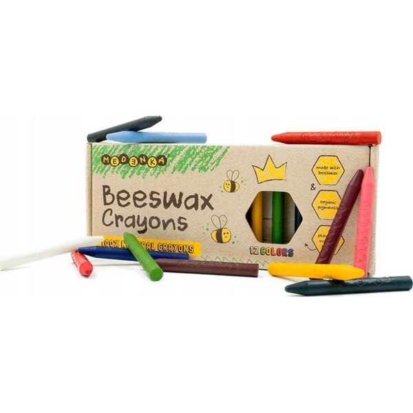 Kredki z wosku pszczelego Classic 12 kolor?w