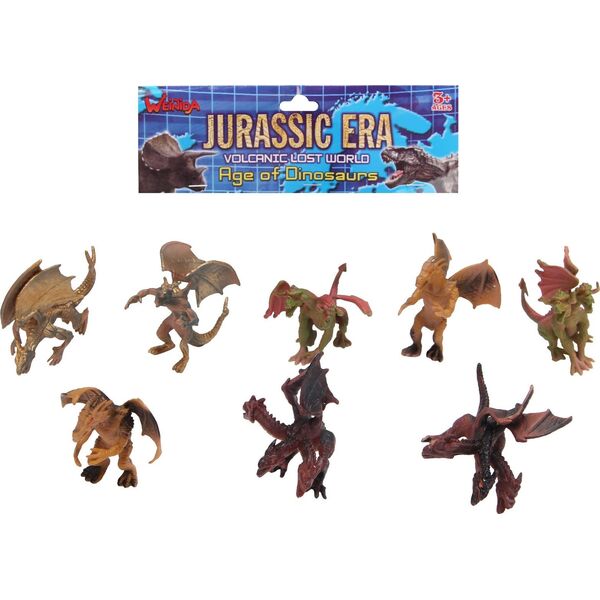 Figurka Trifox DINOZAURY SMOKI 8 SZTUK