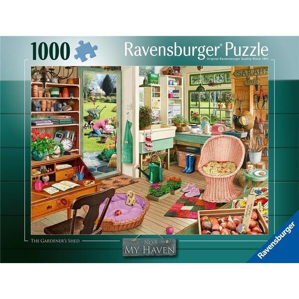 Ravensburger Puzzle 1000 Szopa ogrodowa