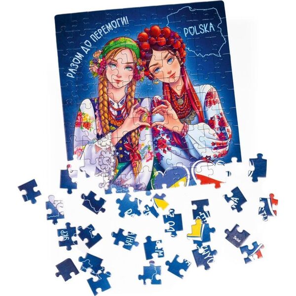 Roter Kafer PUZZLE KOBIETY UKRAINA POLSKA ZESTAW UKŁADANKA 120 ELEMENTÓW ROTER KAFER