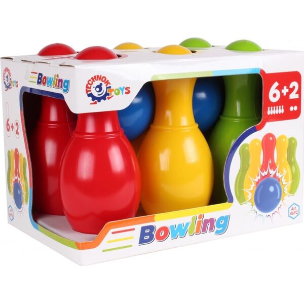 Technok Gra W Kręgle Bowling Zestaw Do Gry Zręcznościowej Kule Dla Dzieci