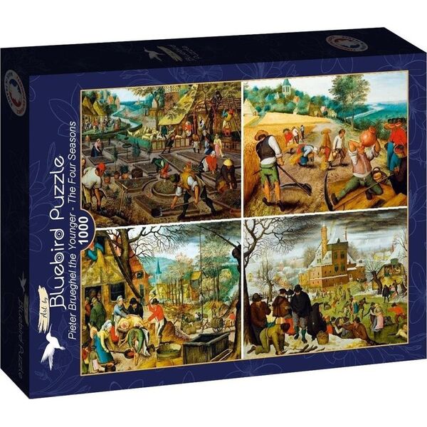 Puzzle 1000 Cztery sezonu - Brughel 1918