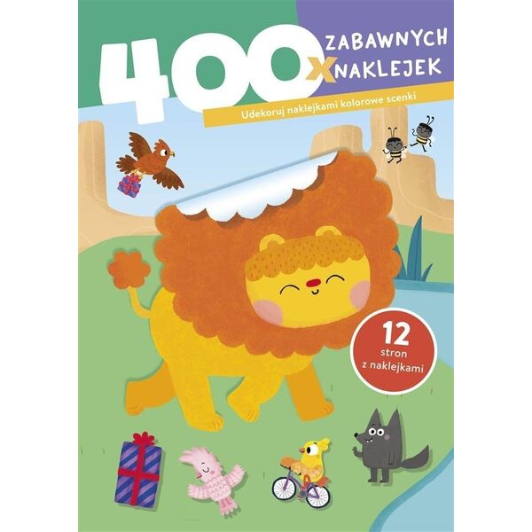 400 zabawnych naklejek. Lew