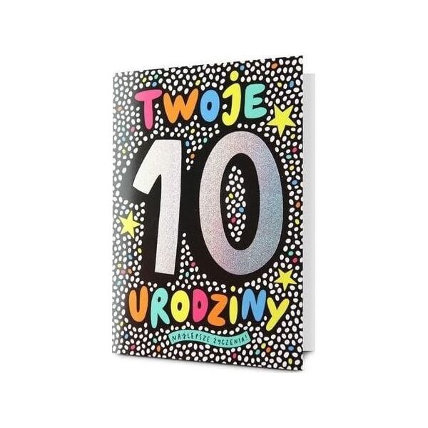 Karnet Urodziny 10