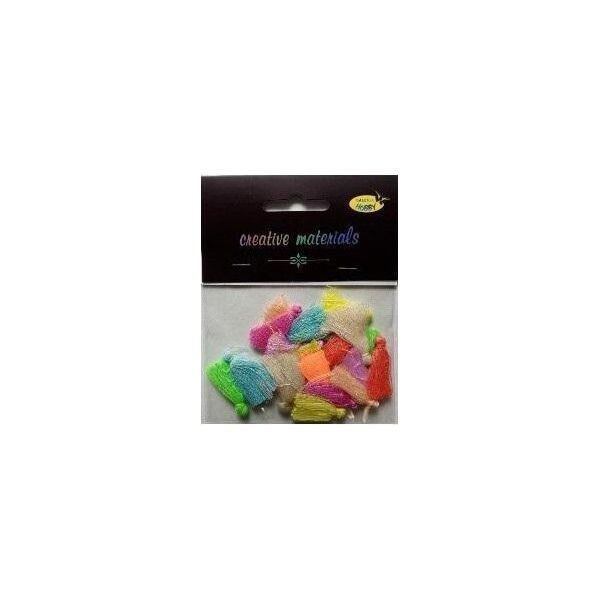 Frędzle pastelowe 3cm 20szt