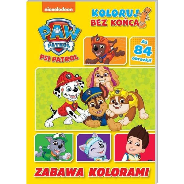 Psi Patrol. Koloruj bez końca cz.3 Zabawa koloram