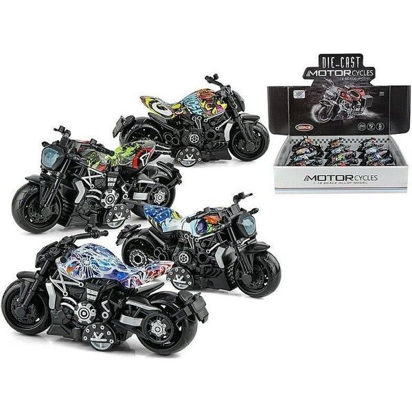 Motocykl 1:32 metalowy MIX