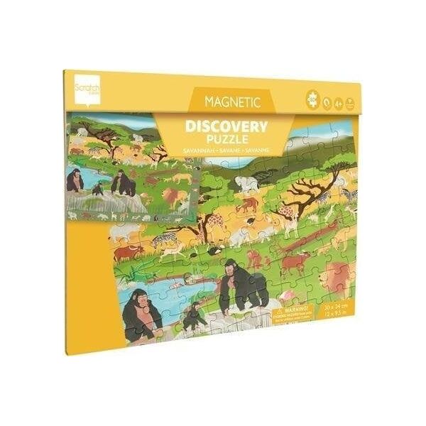 Puzzle magnetyczne i gra 2w1 Sawanna