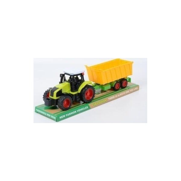 Traktor z przyczepą