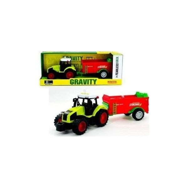 Traktor z przyczepą