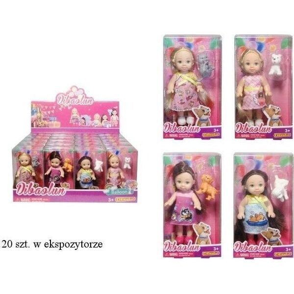 Lalka z pupilem MIX