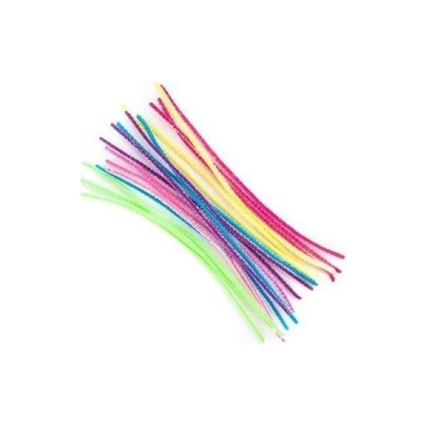 Druciki kreatywne 30cm opalizujące18szt
