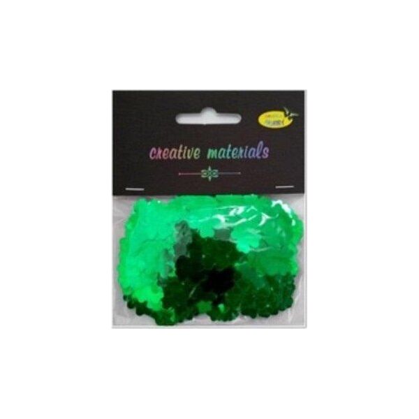 Cekiny koniczyna zielona 20g