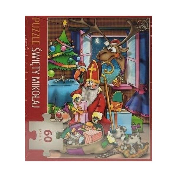 Puzzle 60 - Święty Mikołaj