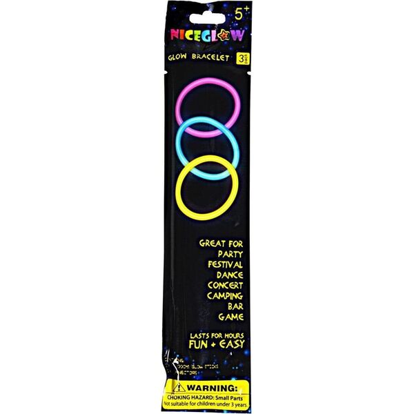 Zestaw bransoletek Glow stick 3szt