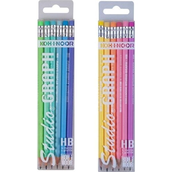 Ołówek grafitowy Studio Graph Mat HB 6szt