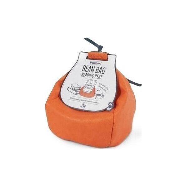 Bean Bag Pufa z kieszonką pod książkę/tablet pomar