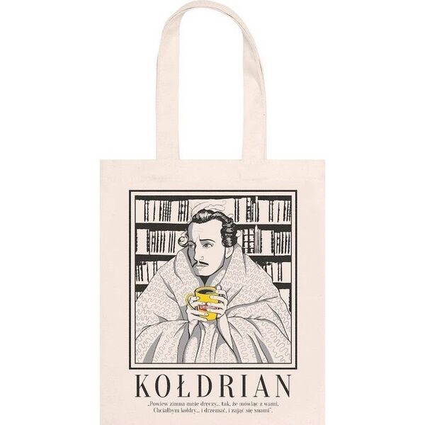 Torba na książki ecru Kołdrian EDUKAMP