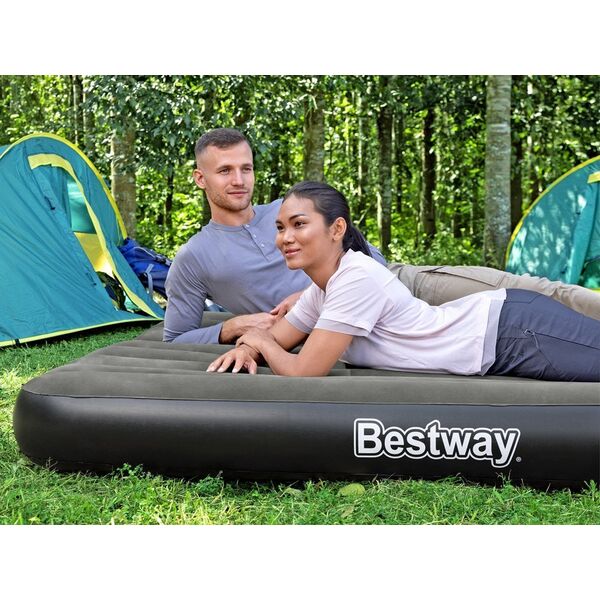 Bestway 2-osobowy dmuchany materac Queen Tritech Air 203x152x25cm 6713N EDUKAMP
