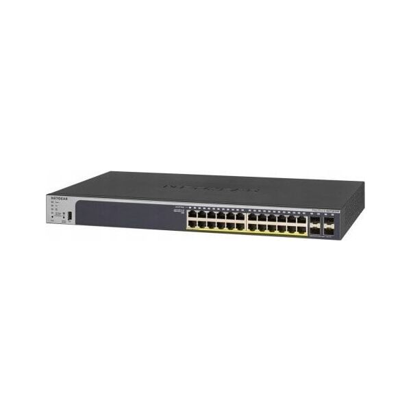Switch Netgear GS728TPP-300EUS 28p PoE 380W (PoE+: 24p) Managed Gigabit