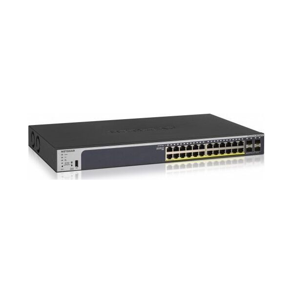 Switch Netgear GS728TPP-300EUS 28p PoE 380W (PoE+: 24p) Managed Gigabit