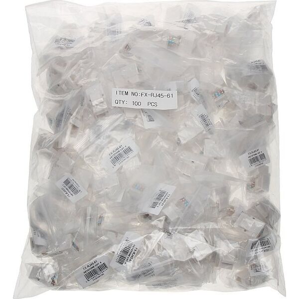 ZŁĄCZE KEYSTONE FX-RJ45-61*P100