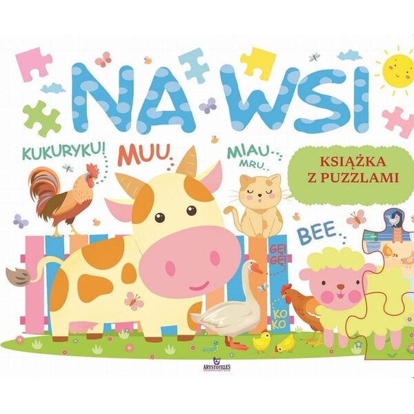 Teka Ksi±żka edukacyjna z puzzlami. Na wsi