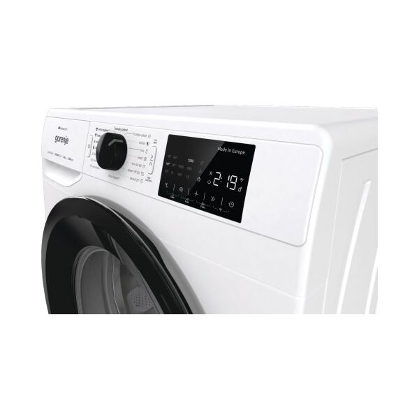Gorenje Washing machine | WPNEI82A1SWIFI | Energy efficiency class A | Front loading | Washing capacity 8 kg | 1200 RPM | Depth 55 cm | Width 60 cm | Display | LED | Steam function | White