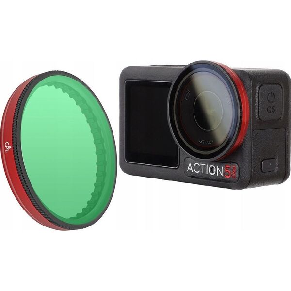 Filtr Cpl Kołowy Polaryzacyjny Mc Do Kamery Dji Osmo Action 5 Pro / 5pro / 4 / 3 / Fi904