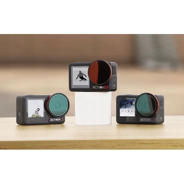 Filtr Hybrydowy 2w1 Polaryzacyjny Pl Nd64 Do Dji Osmo Action 5 Pro / 5pro / 4 / 3 / Fi903-64p