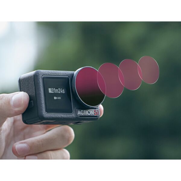 Filtr Hybrydowy 2w1 Polaryzacyjny Pl Nd32 Do Dji Osmo Action 5 Pro / 5pro / 4 / 3 / Fi903-32p