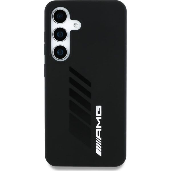 Etui AMG Oversize Rhombs MagSafe do       Samsung Galaxy S25 czarny