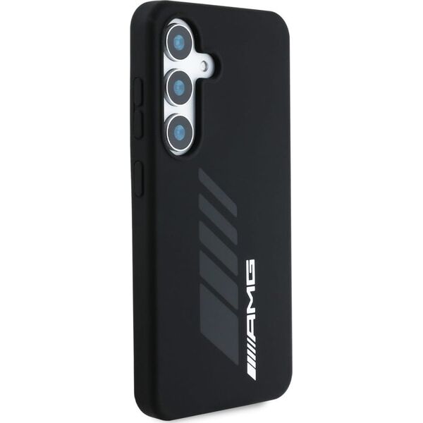 Etui AMG Oversize Rhombs MagSafe do       Samsung Galaxy S25 czarny