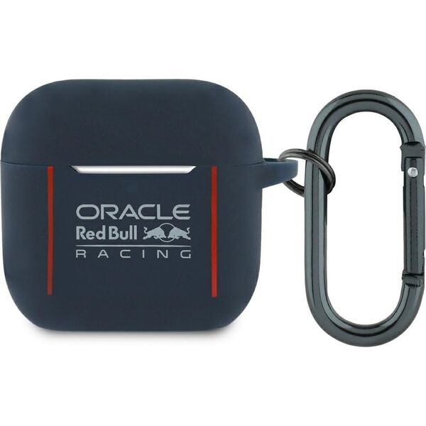 Etui Red Bull Silicone Logo & Lines do    AirPods 4 granatowy