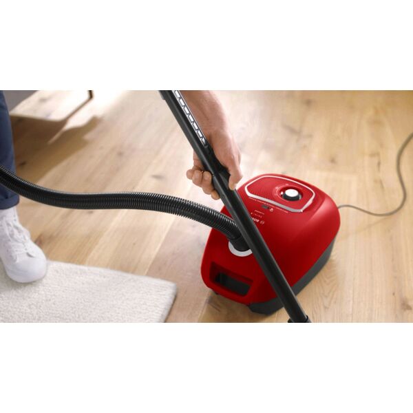 Bosch BGB41PET1 Serija 4, Dulkių siurblys su maišeliu, ProAnimal, Raudona
