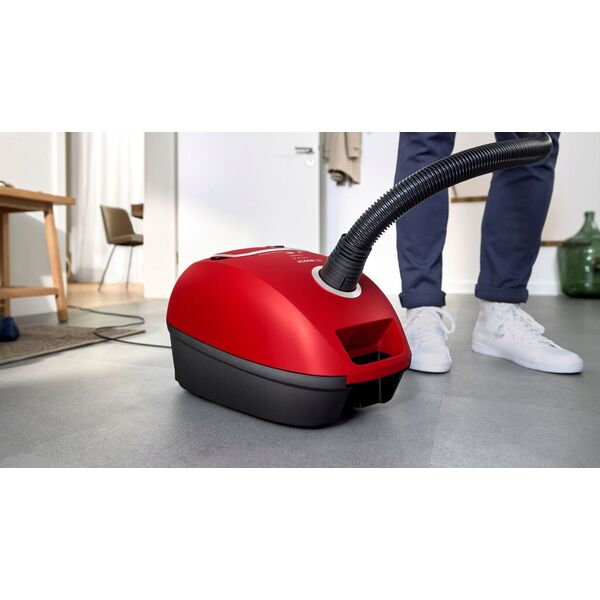 Bosch BGB41PET1 Serija 4, Dulkių siurblys su maišeliu, ProAnimal, Raudona