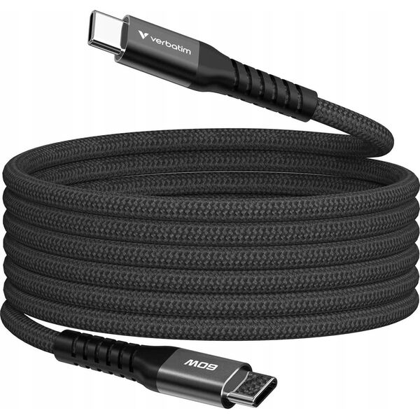 Verbatim 31859 kabel USB USB 2.0 1,2 m USB C Czarny