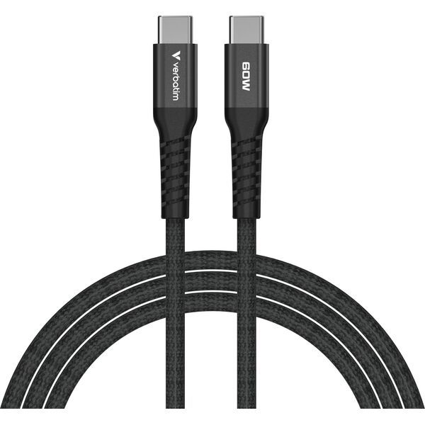 Verbatim 31859 kabel USB USB 2.0 1,2 m USB C Czarny