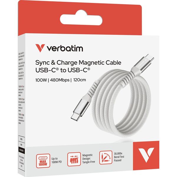 Verbatim 31854 kabel USB USB 2.0 1,2 m USB C Szary
