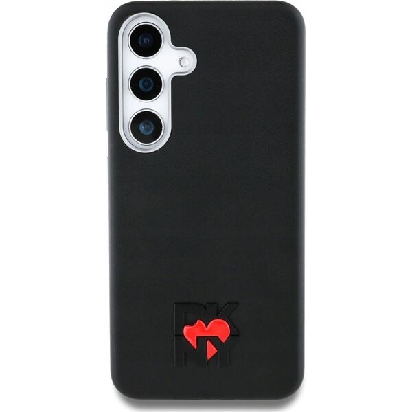 DKNY Leather Heart of NY Case for Samsung Galaxy S25 Black