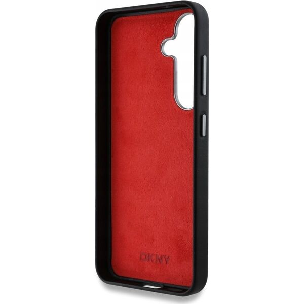 DKNY Leather Heart of NY Case for Samsung Galaxy S25 Black
