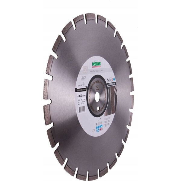 DISTAR DIAMOND BLADE BESTSELLER ABRASIVE 400 x 3.5/2.5 x 25.4mm