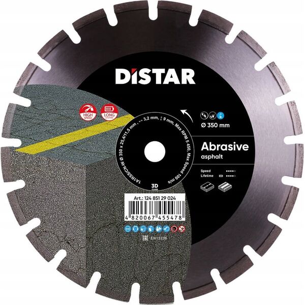 DISTAR DIAMOND BLADE BESTSELLER ABRASIVE 350 x 3.2/2.2 x 25.4mm