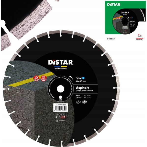 DISTAR DIAMOND BLADE ASPHALT 400 x 3.5/2.5 x 25.4mm